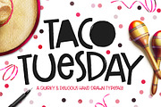 Taco Tuesday Typeface