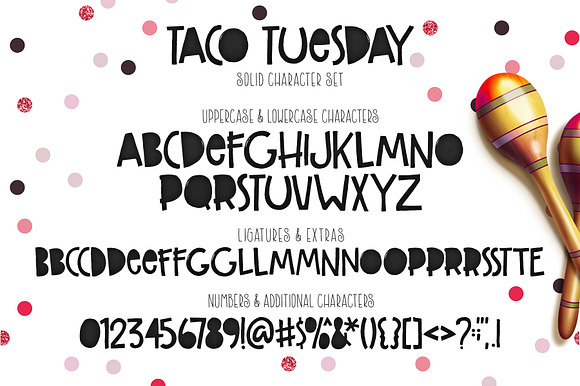 Taco Tuesday Typeface in Display Fonts - product preview 3