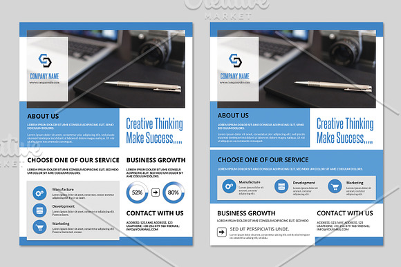 Business Flyer Template - V360 in Flyer Templates - product preview 1