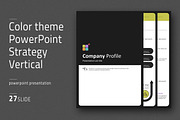 Color theme PowerPoint Vertical