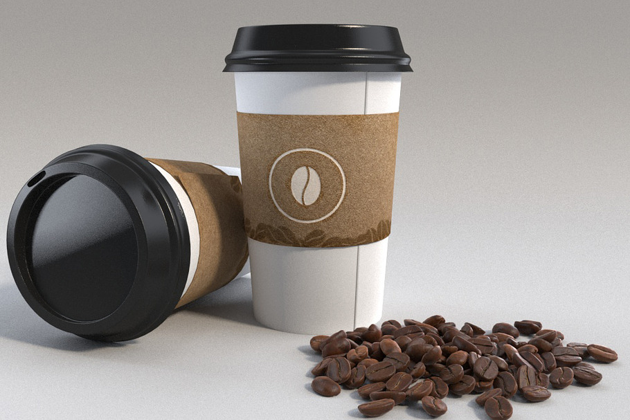 Coffee cup, beans in Food - product preview 8