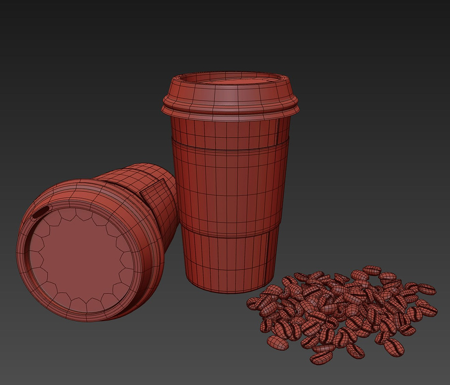 Coffee cup, beans in Food - product preview 5