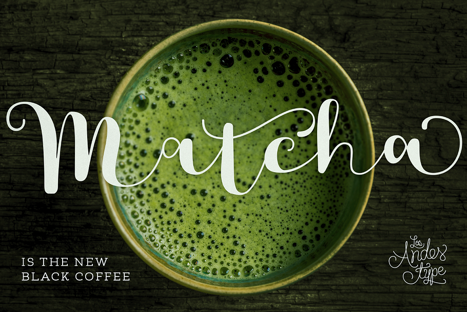 Matcha in Script Fonts - product preview 8