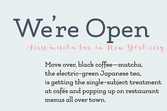 Matcha in Script Fonts - product preview 6