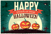 Happy halloween time background pack