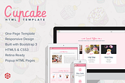 Cupcake - One Page HTML Template