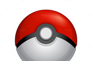 Poké Ball vector set.Pokemon go icon