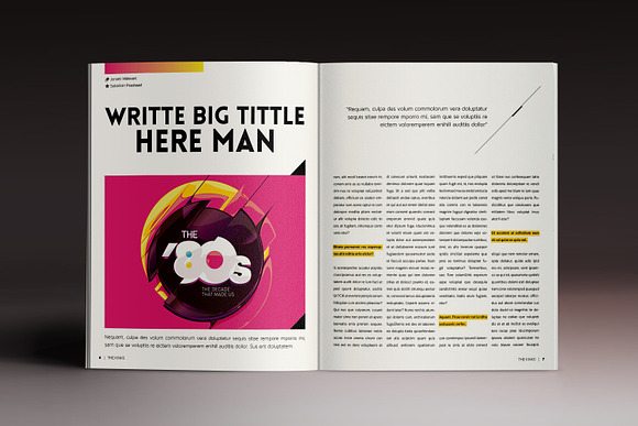 Design Magazine 4 in Magazine Templates - product preview 3