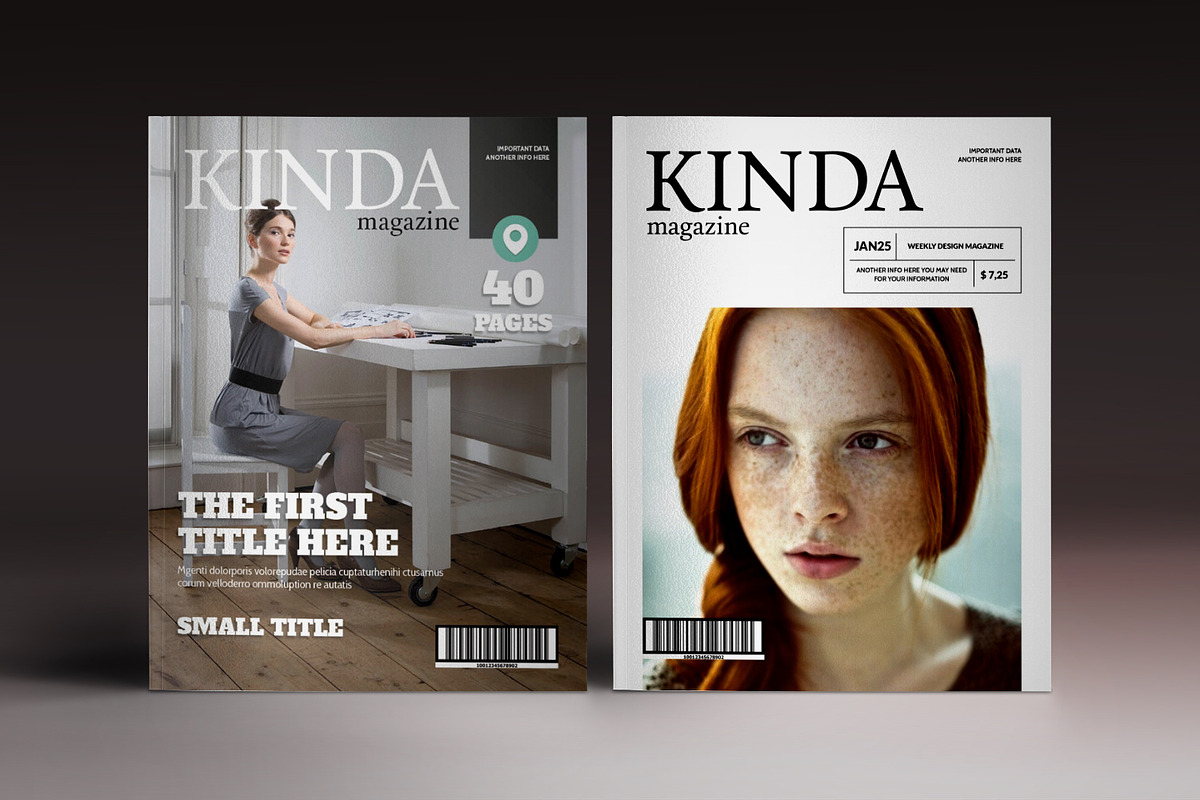 Kinda Magazine in Magazine Templates - product preview 8