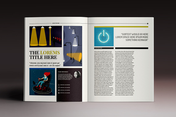 The Sober Magazine in Magazine Templates - product preview 12
