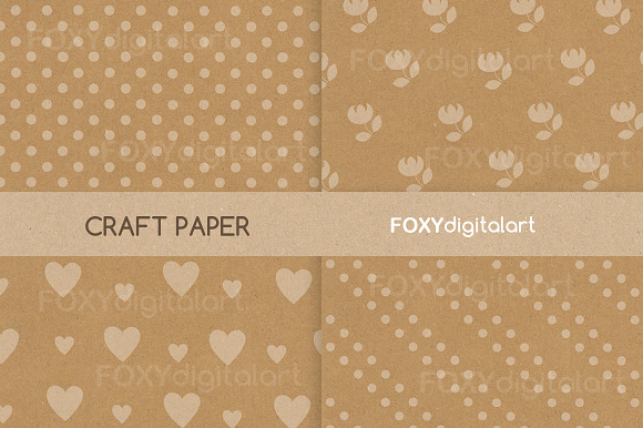Digital Kraft Paper White Patterns in Patterns - product preview 1