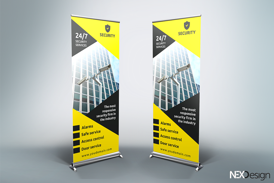 Security Roll-Up Banner - SK