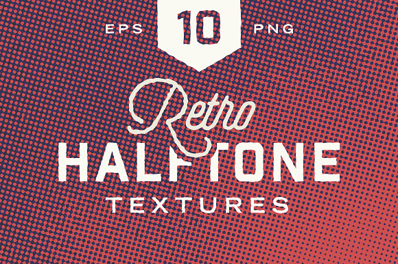 Retro Halftone Textures in Textures - product preview 10
