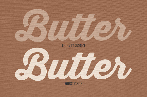 Thirsty Soft Font Family in Tattoo Fonts - product preview 3