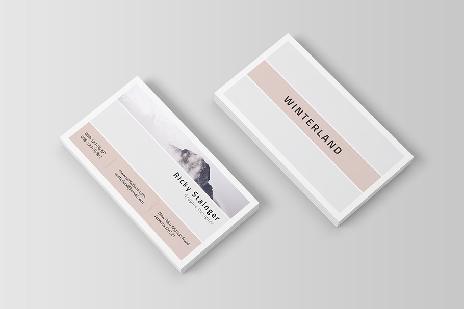 Business Card Template  in Business Card Templates - product preview 8