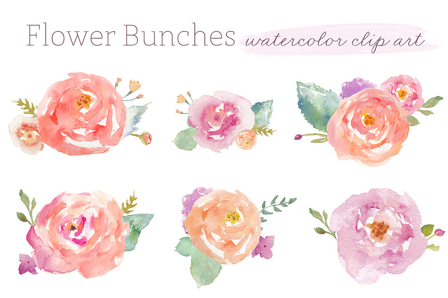 Flower Bunches in Illustrations - product preview 8