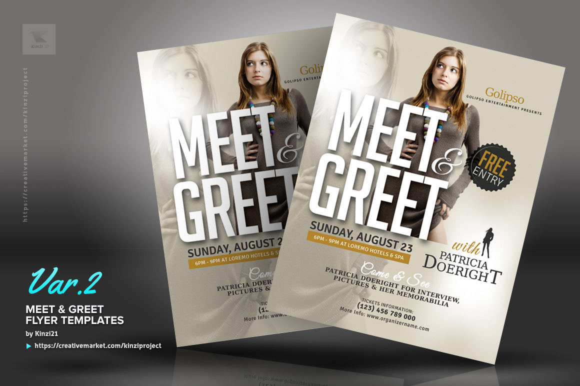 Meet & Greet Flyer Templates  Creative Daddy Inside Meet And Greet Flyer Template