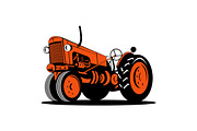 Vintage Tractor Retro