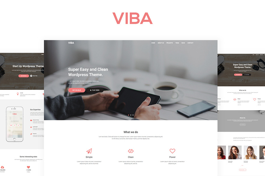 VIBA - Start Up Wordpress Theme