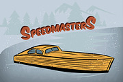 Speedmaster. boat show. Vector+
