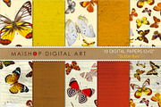 Digital Papers-Butterflies