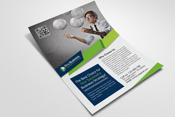 Business Corporate Flyer Template in Flyer Templates - product preview 2