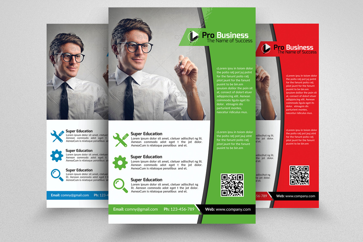 Business Corporate Flyer Template in Flyer Templates - product preview 8