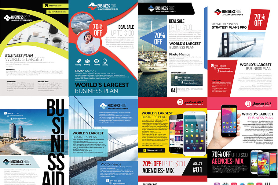 50 New Business Flyer Bundle Vol.2 in Flyer Templates - product preview 8