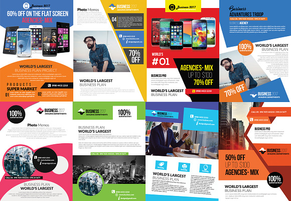 50 New Business Flyer Bundle Vol.2 in Flyer Templates - product preview 1
