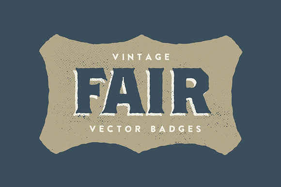 15 Vintage Fair Badges in Graphics - product preview 4