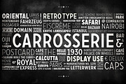 Carrosserie Typeface