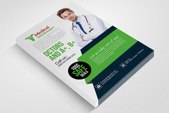  Medical Doctor Flyer Template  in Flyer Templates - product preview 1