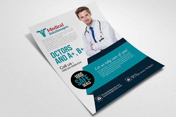  Medical Doctor Flyer Template  in Flyer Templates - product preview 2