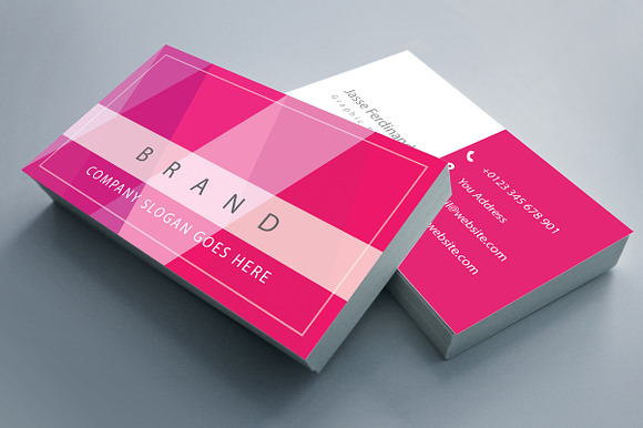 Modern Business Card Template Vol-07 in Business Card Templates - product preview 3