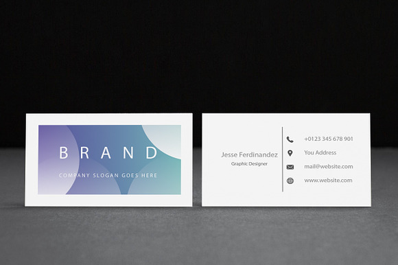 Modern Business Card Template-Vol 8 in Business Card Templates - product preview 2