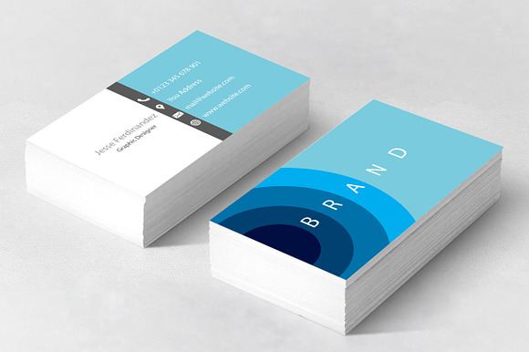 Modern Business Card Template-Vol 9 in Business Card Templates - product preview 2