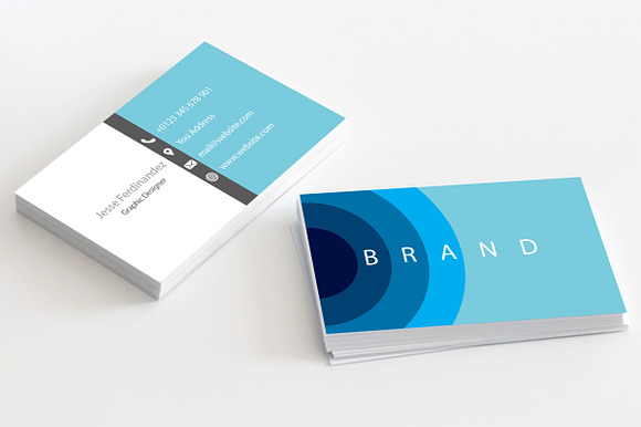 Modern Business Card Template-Vol 9 in Business Card Templates - product preview 3