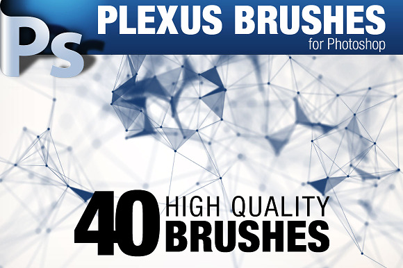 CG Plexus Brushes for Photoshop in Photoshop Brushes - product preview 1