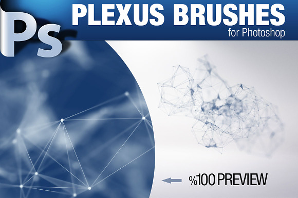 CG Plexus Brushes for Photoshop in Photoshop Brushes - product preview 2