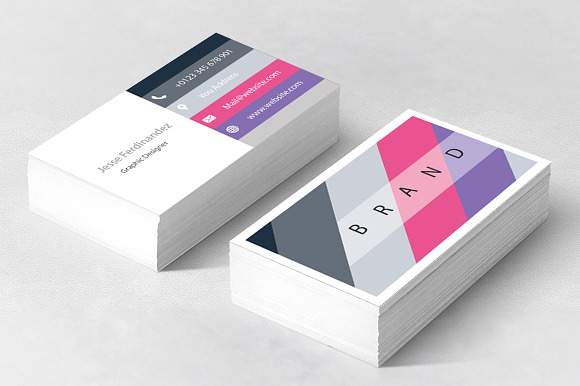 Modern Business Card Template Vol-10 in Business Card Templates - product preview 1
