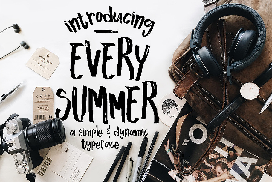 Every Summer Script in Script Fonts - product preview 8