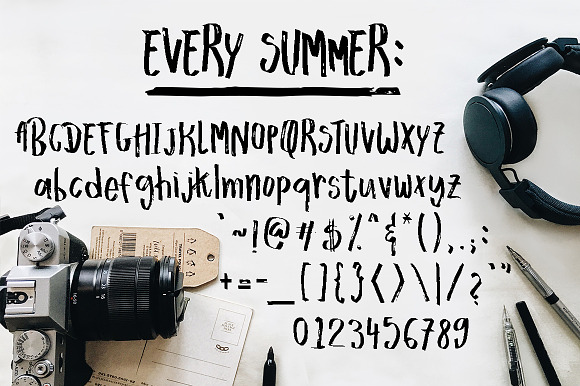 Every Summer Script in Script Fonts - product preview 6