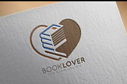 Book Lover Logo Template