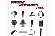 Different microphones types