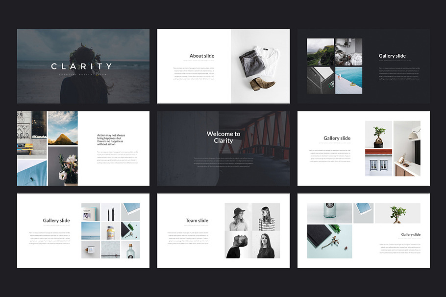 Clarity PowerPoint Template + A4 in PowerPoint Templates - product preview 8