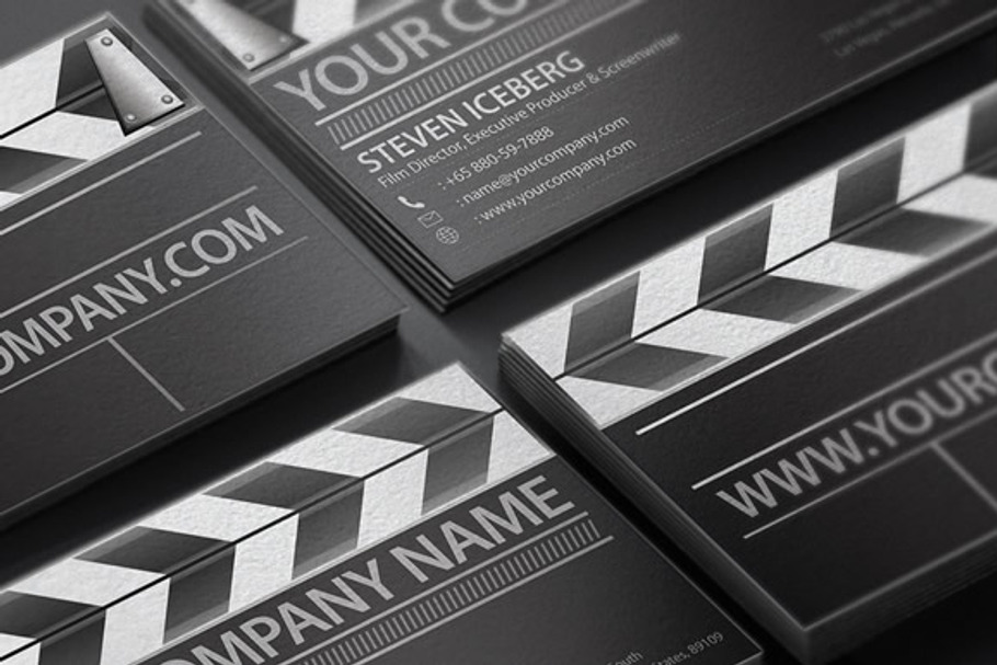 Film director business card Creative Business Card Templates