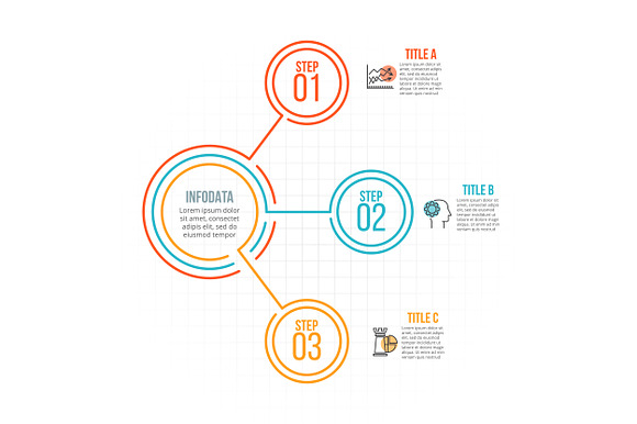 Linear elements for infographic v.17 in PowerPoint Templates - product preview 4