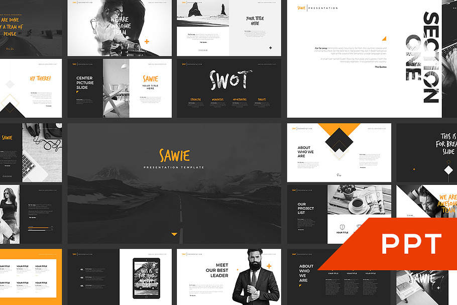 SAWIE PowerPoint Template in PowerPoint Templates - product preview 8