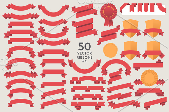 Vector Ribbons Pack in Illustrations - product preview 4