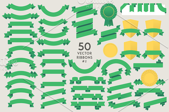 Vector Ribbons Pack in Illustrations - product preview 5